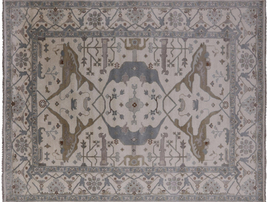 Turkish Oushak Handmade Wool Rug - Manhattan Rugs