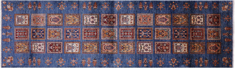 Runner Persian Garden Design Handmade Rug - Manhattan Rugs