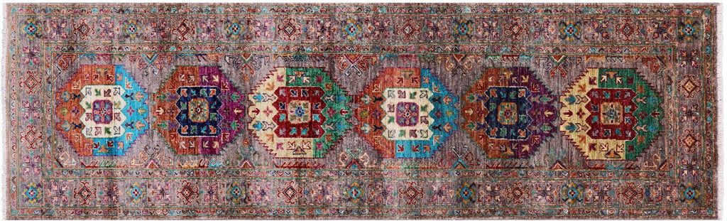 Hand-Knotted Runner Fine Turkmen Wool Rug - Manhattan Rugs