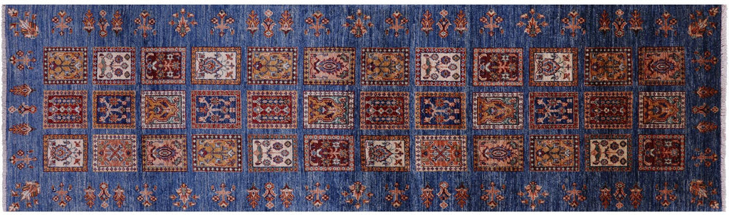 Handmade Persian Garden Design Runner Rug - Manhattan Rugs