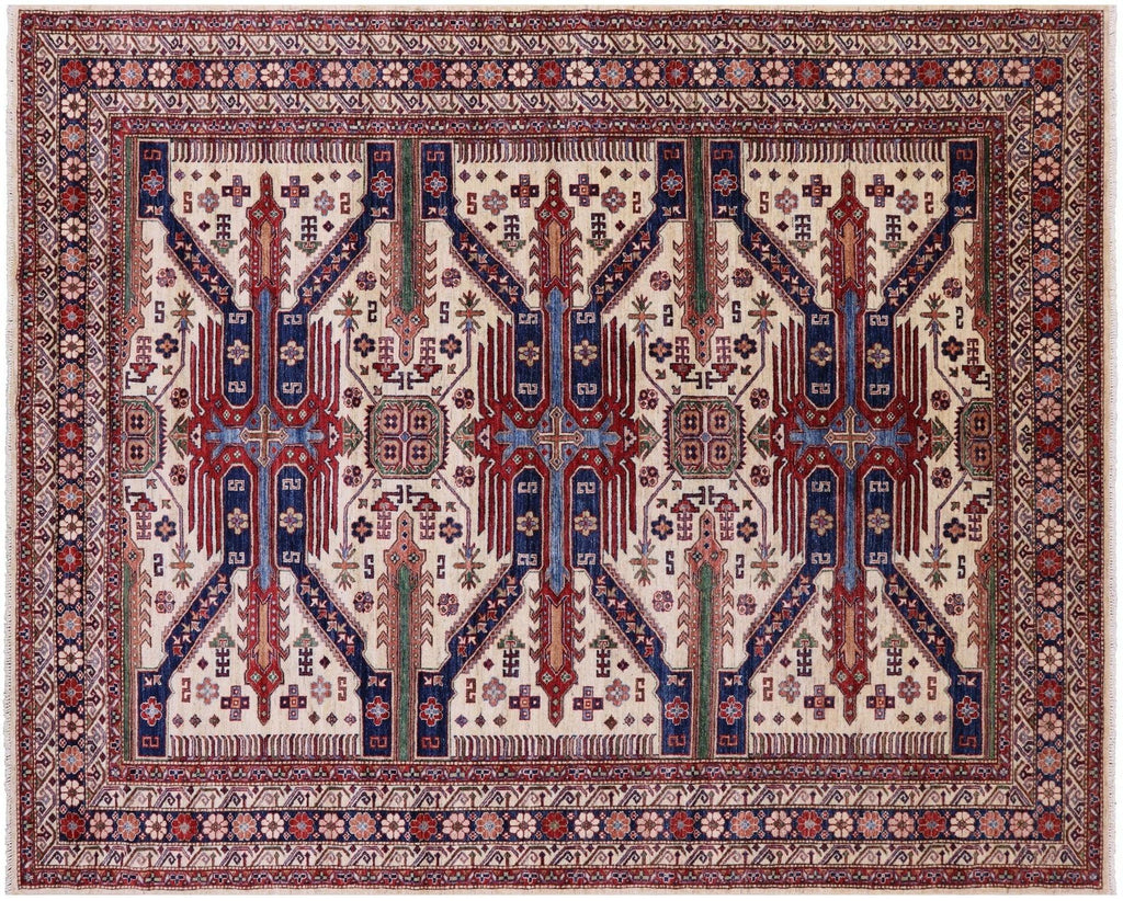 Geometric Super Kazak Handmade Rug - Manhattan Rugs