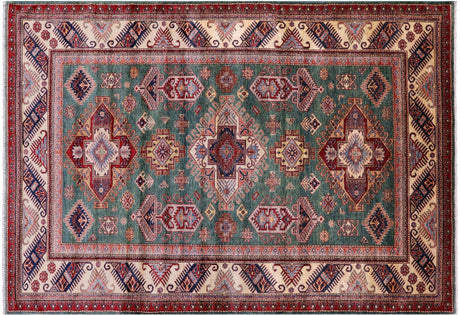 Super Kazak Hand Knotted Wool Rug - Manhattan Rugs