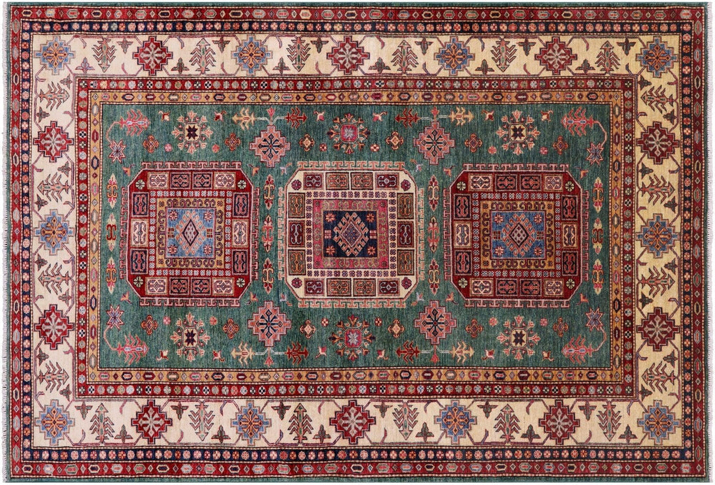 Super Kazak Handmade Wool Rug - Manhattan Rugs