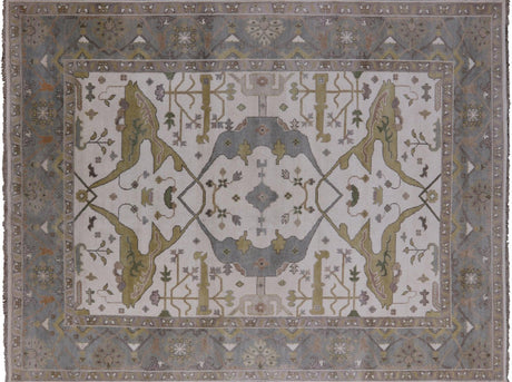 Oushak Hand Knotted Wool Area Rug - Manhattan Rugs
