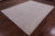 Silver 7' 10" X 9' 11" Hand Knotted Turkish Oushak Wool Rug - Q14562
