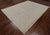 Silver 7' 10" X 9' 11" Hand Knotted Turkish Oushak Wool Rug - Q14562