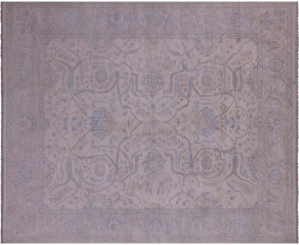 Turkish Oushak Hand-Knotted Wool Rug - Manhattan Rugs