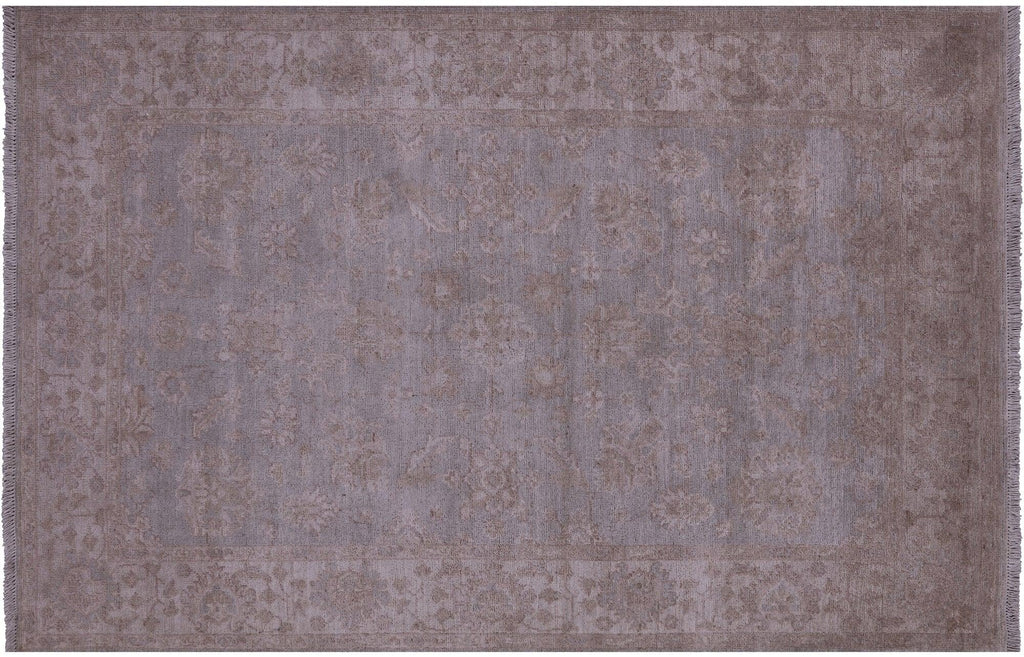 Turkish Oushak Washed Out Hand-Knotted Wool Rug - Manhattan Rugs