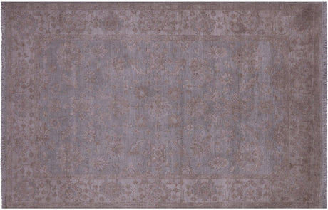 Turkish Oushak Washed Out Hand-Knotted Wool Rug - Manhattan Rugs