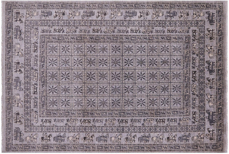 Antiqued Pazyryk Historical Design Handmade Wool Rug - Manhattan Rugs
