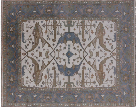 Turkish Oushak Handmade Wool Rug - Manhattan Rugs