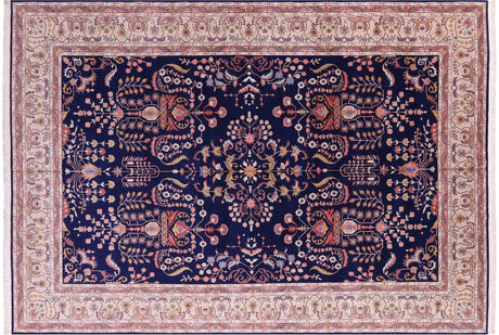 Persian Sarouk Hand-Knotted Wool Rug - Manhattan Rugs