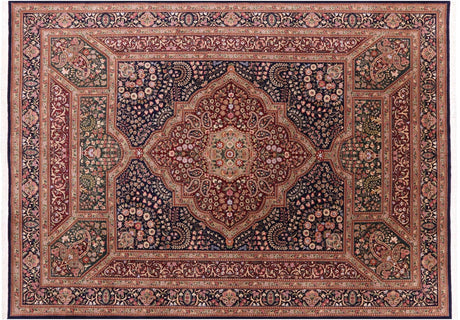 Persian Tabriz Hand-Knotted Wool Rug - Manhattan Rugs