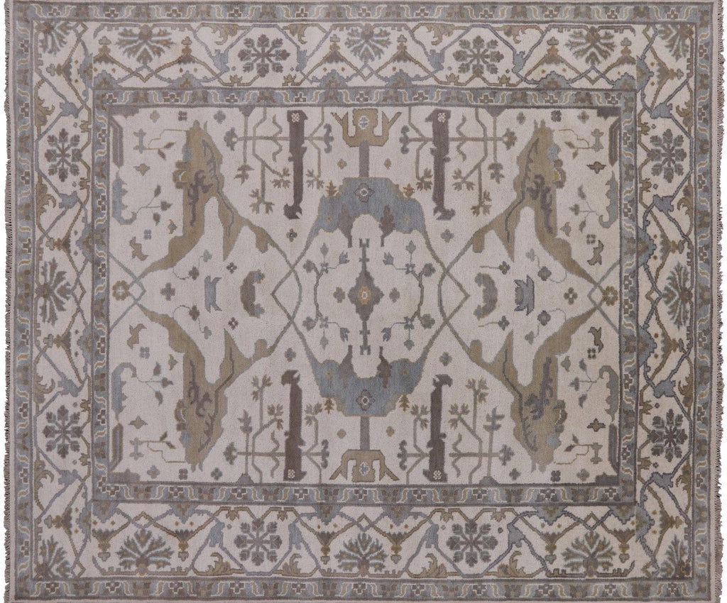 Hand Knotted Oushak Area Rug - Manhattan Rugs