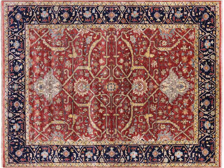 Hand-Knotted Persian Fine Serapi Wool Rug - Manhattan Rugs