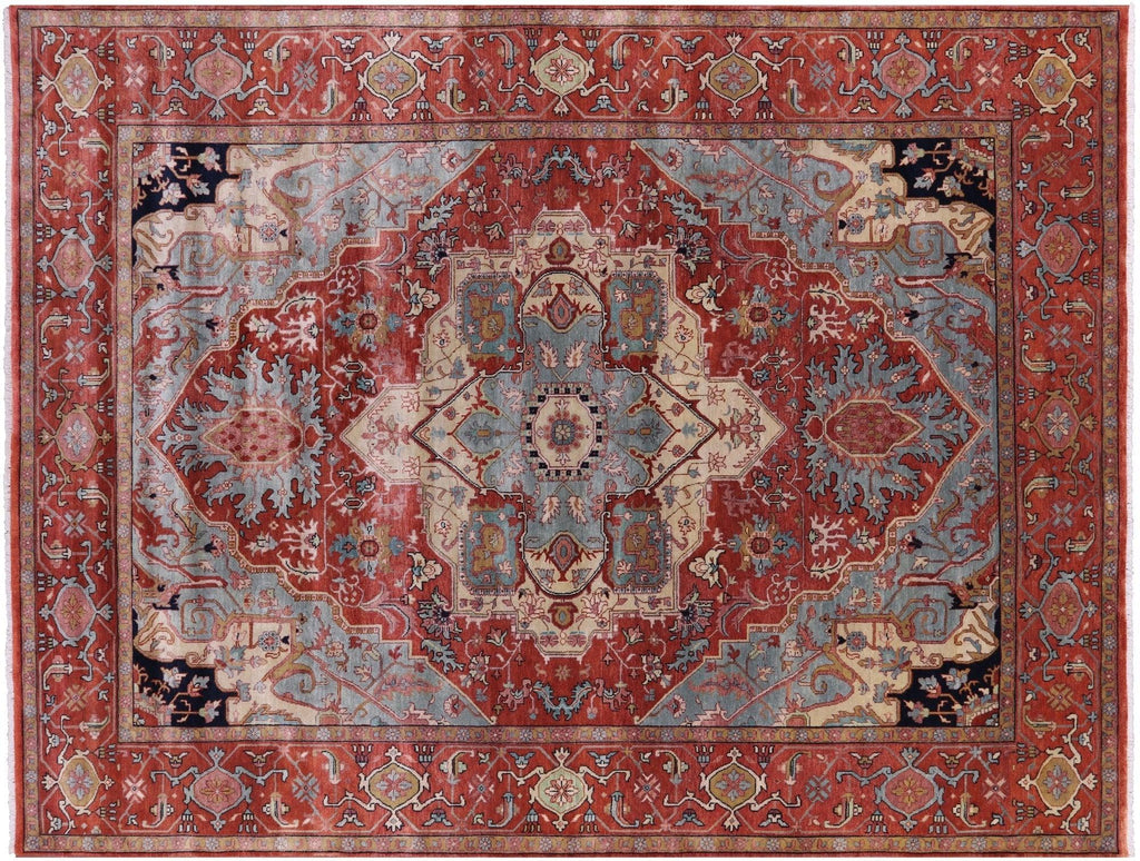 Hand Knotted Persian Fine Serapi Wool Rug - Manhattan Rugs