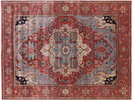 Hand Knotted Persian Fine Serapi Wool Rug - Manhattan Rugs