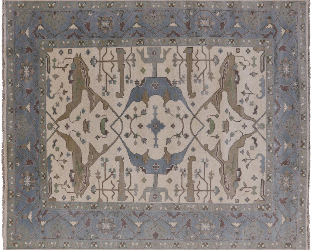 Oushak Hand Knotted Wool Area Rug - Manhattan Rugs