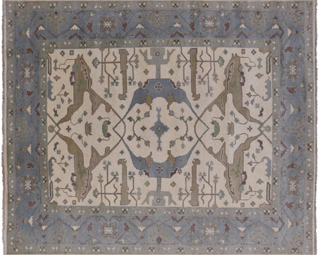 Oushak Hand Knotted Wool Area Rug - Manhattan Rugs