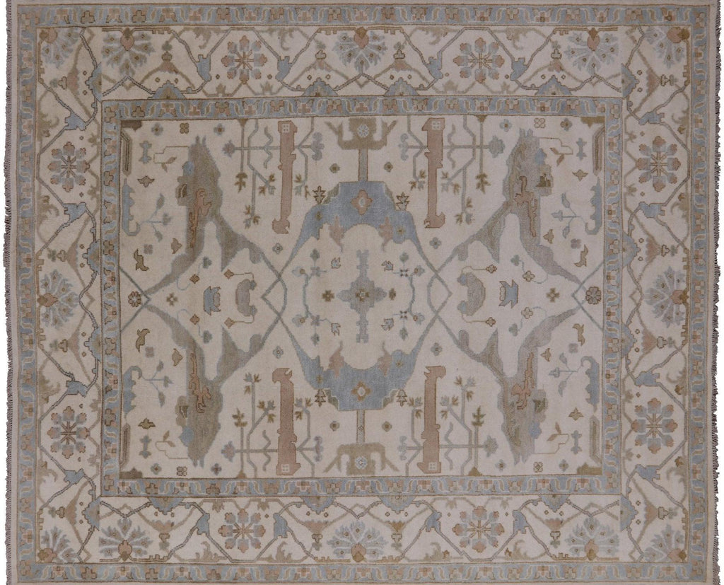 Oushak Hand Knotted Wool Area Rug - Manhattan Rugs