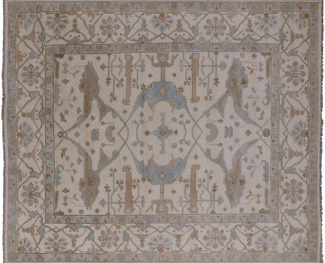 Oushak Hand Knotted Wool Area Rug - Manhattan Rugs