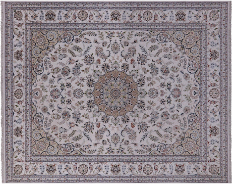 Wool & Silk Persian Nain Hand Knotted Rug - Manhattan Rugs