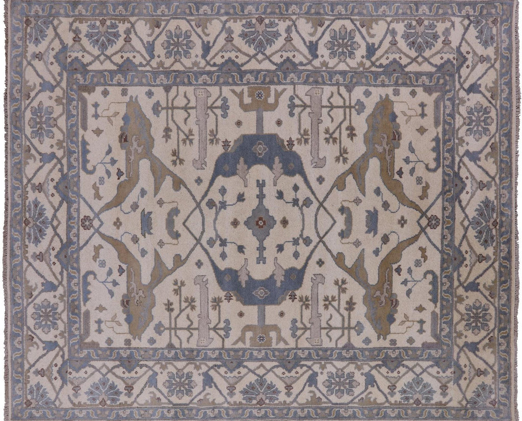Turkish Oushak Handmade Wool Rug - Manhattan Rugs