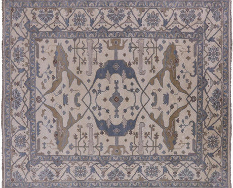 Turkish Oushak Handmade Wool Rug - Manhattan Rugs