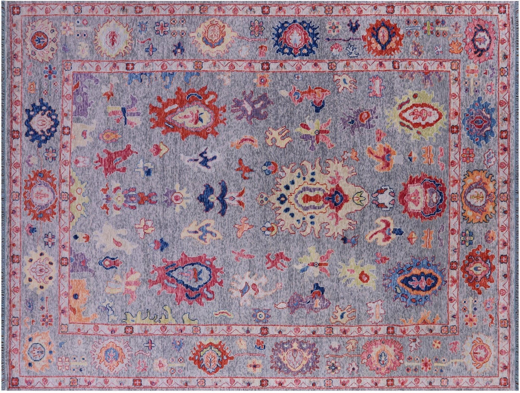 Turkish Oushak Hand-Knotted Wool Rug - Manhattan Rugs
