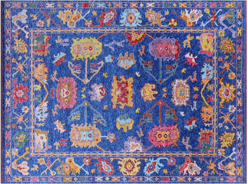 Turkish Oushak Handmade Wool Rug - Manhattan Rugs