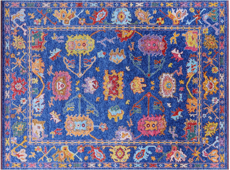 Turkish Oushak Handmade Wool Rug - Manhattan Rugs