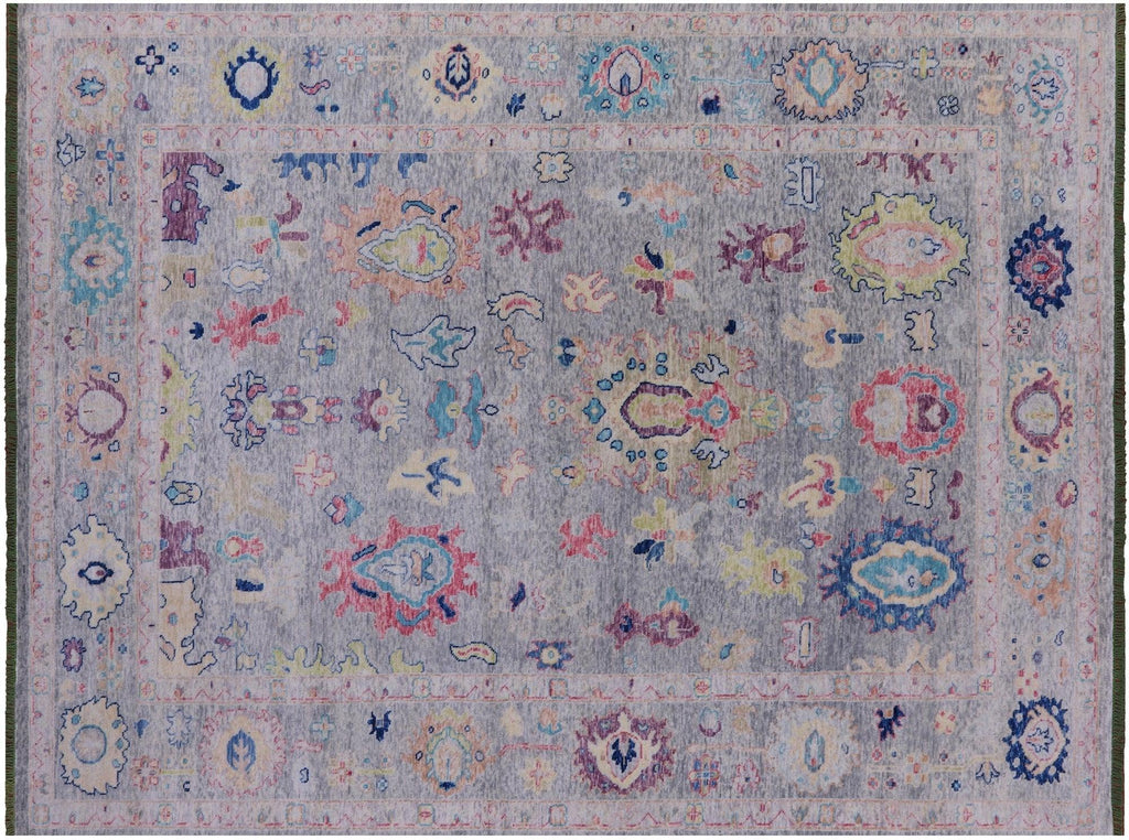 Turkish Oushak Handmade Wool Rug - Manhattan Rugs