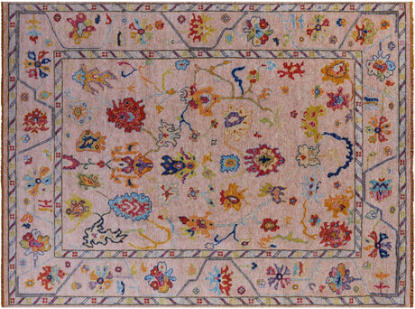 Turkish Oushak Hand Knotted Wool Rug - Manhattan Rugs