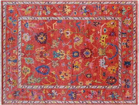 Hand Knotted Turkish Oushak Wool Rug - Manhattan Rugs