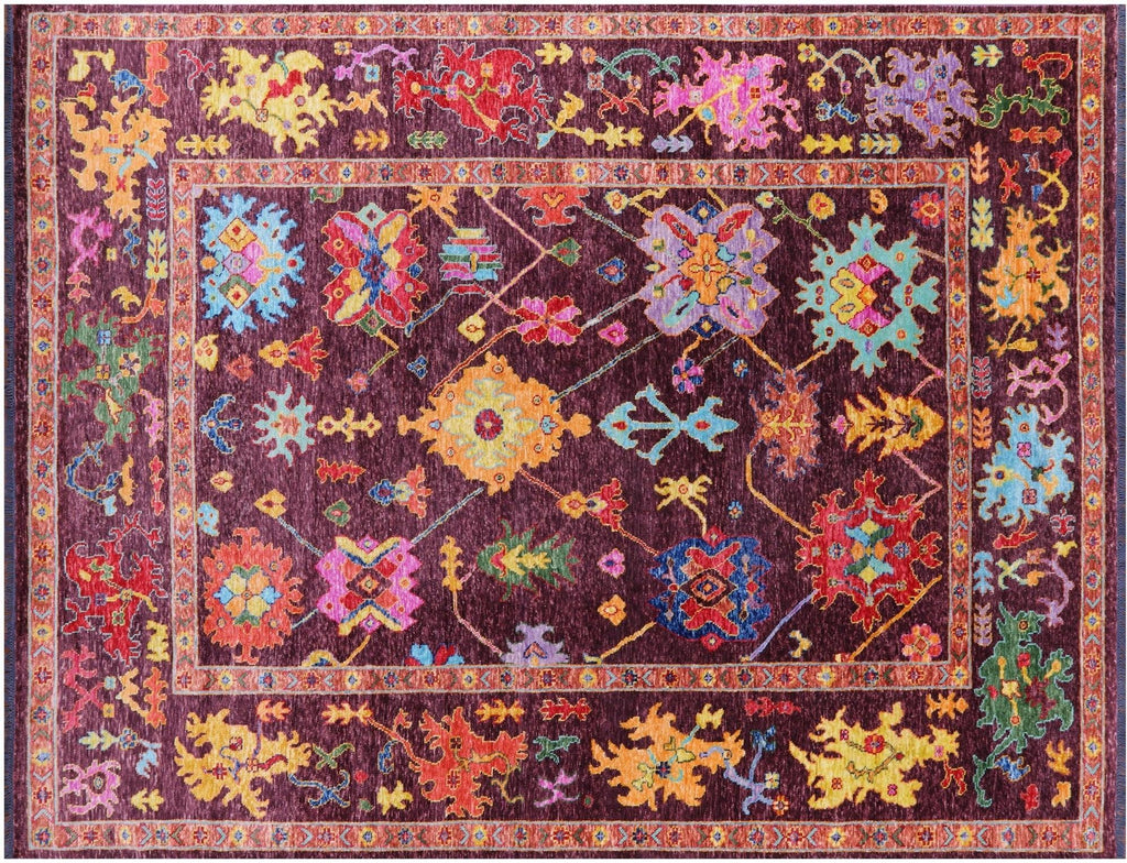 Turkish Oushak Hand Knotted Wool Rug - Manhattan Rugs