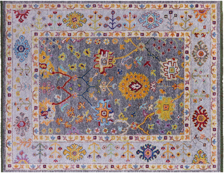 Turkish Oushak Hand-Knotted Wool Rug - Manhattan Rugs