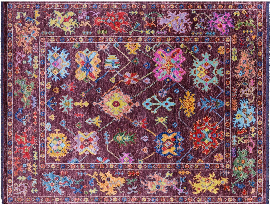 Turkish Oushak Handmade Wool Rug - Manhattan Rugs