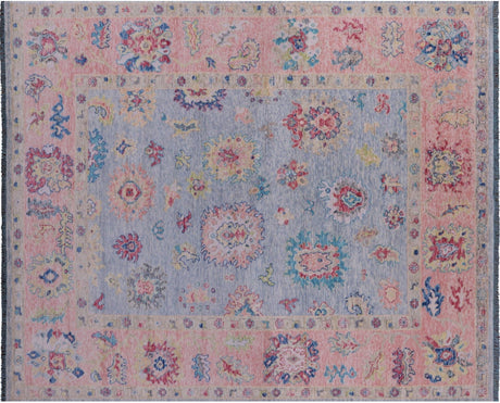 Hand Knotted Turkish Oushak Wool Rug - Manhattan Rugs