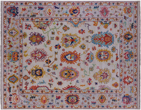 Turkish Oushak Handmade Wool Rug - Manhattan Rugs