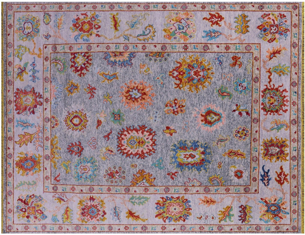 Turkish Oushak Hand Knotted Wool Rug - Manhattan Rugs