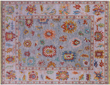 Turkish Oushak Hand Knotted Wool Rug - Manhattan Rugs