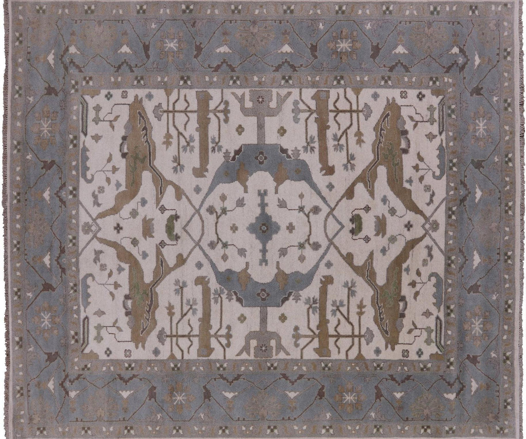 Oushak Hand Knotted Wool Area Rug - Manhattan Rugs