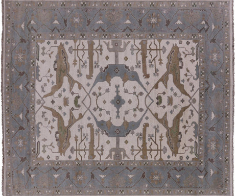 Oushak Hand Knotted Wool Area Rug - Manhattan Rugs