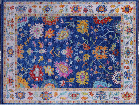 Turkish Oushak Hand Knotted Wool Rug - Manhattan Rugs