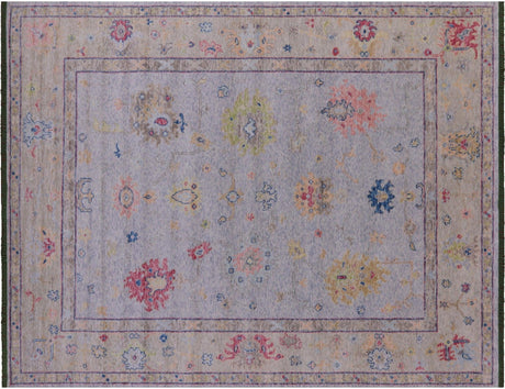Turkish Oushak Hand Knotted Wool Rug - Manhattan Rugs