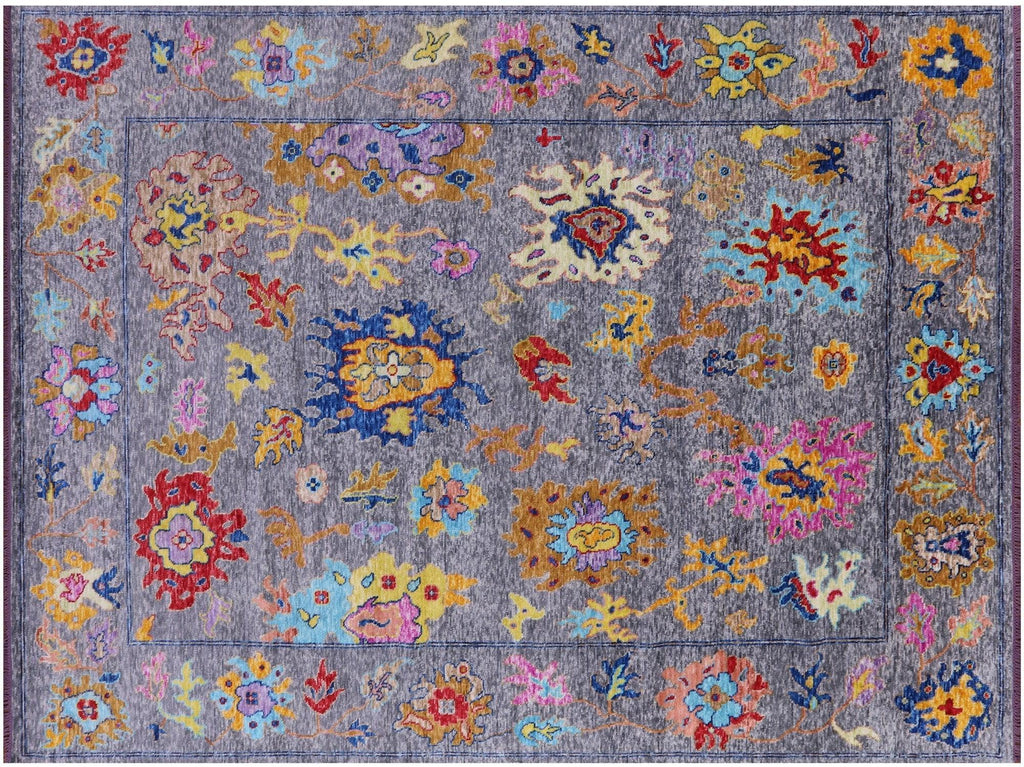 Turkish Oushak Handmade Wool Rug - Manhattan Rugs