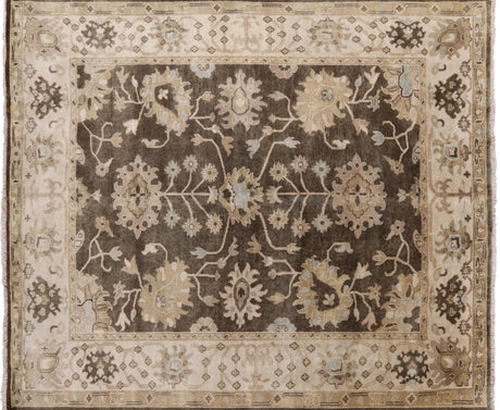 Turkish Oushak Handmade Wool Area Rug - Manhattan Rugs