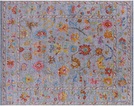 Turkish Oushak Hand-Knotted Wool Rug - Manhattan Rugs