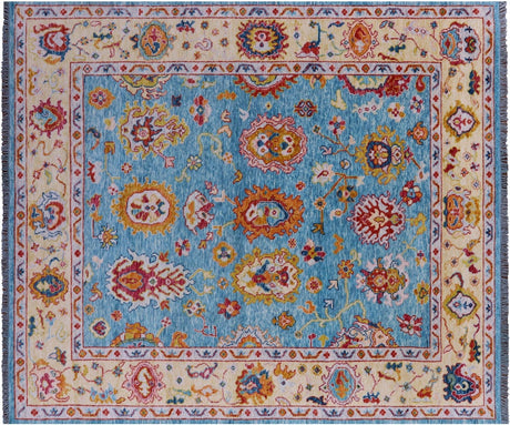 Handmade Turkish Oushak Wool Rug - Manhattan Rugs