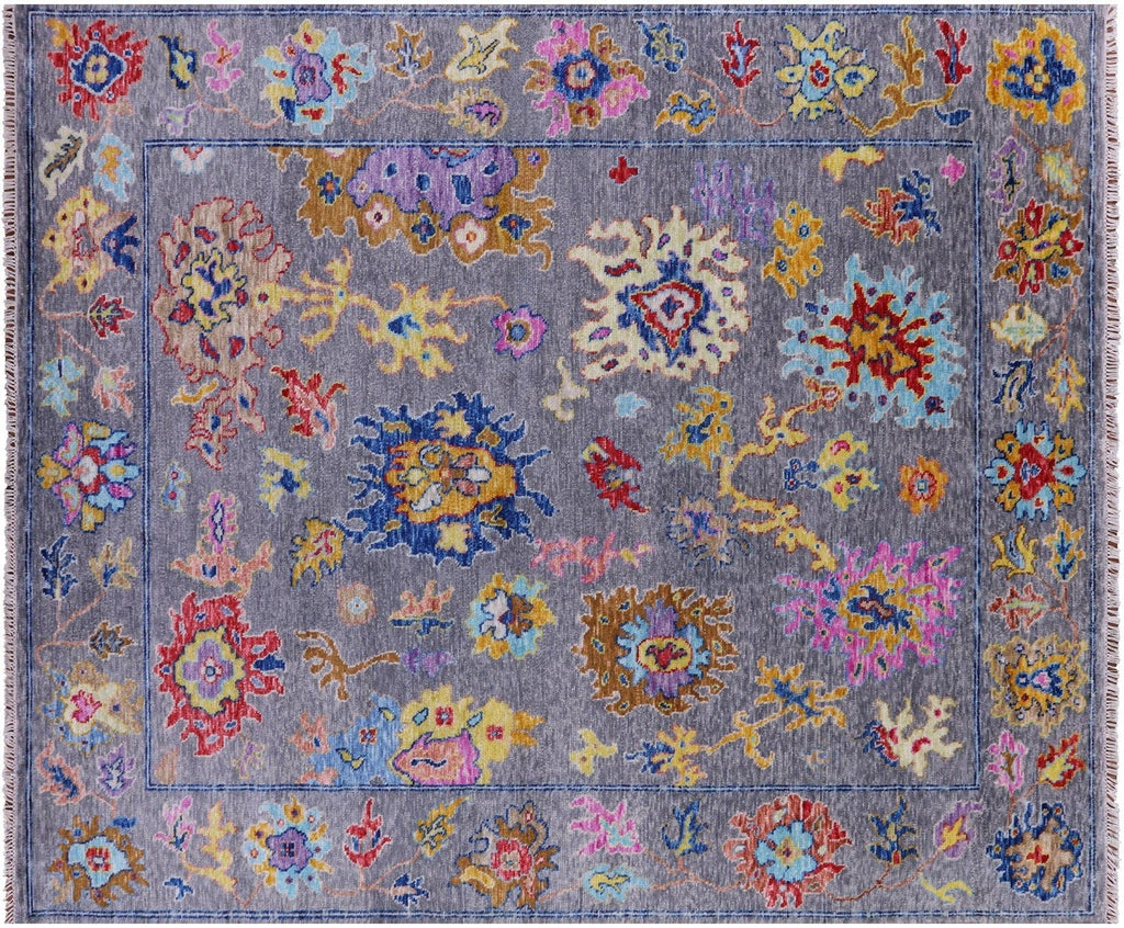 Turkish Oushak Hand-Knotted Wool Rug - Manhattan Rugs